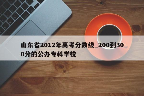 山东省2012年高考分数线_200到300分的公办专科学校
