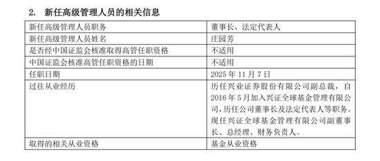 7000亿公募,迎来重大高管变更!